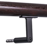 HB500 EBA 'T' Stair Rail Bracket, Electro Black Ace - Image 1