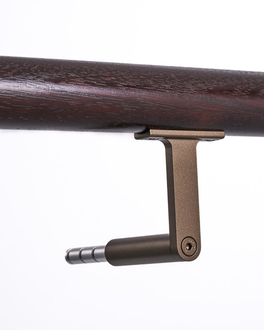 HB500 EMB, 'T' Stair Rail Bracket - Electro Medium Bronze