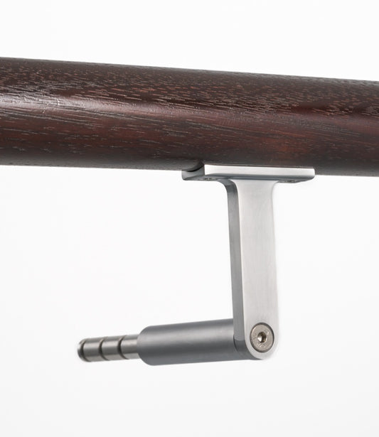 HB500 SC, 'T' Stair Rail Bracket - Satin Chrome