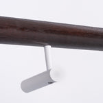 HB520 EFW Stair Rail Bracket - Electro Flat White - Image 1