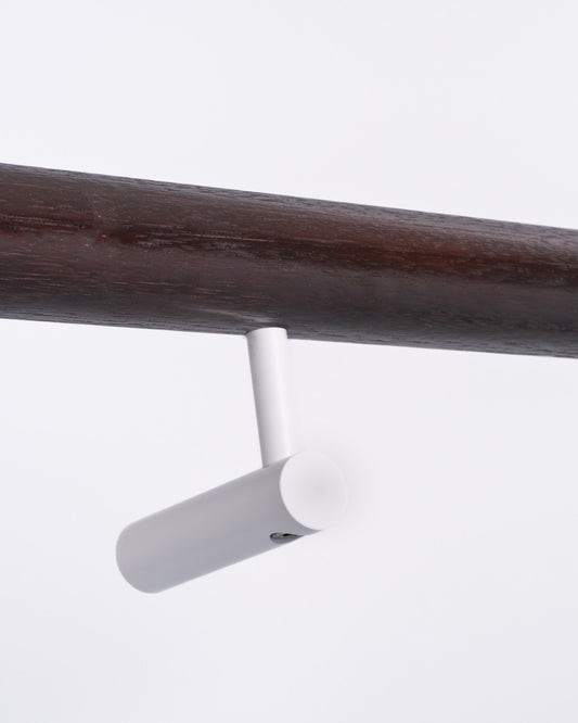 HB520 EFW Stair Rail Bracket - Electro Flat White