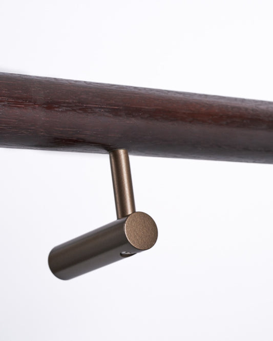 HB520 EMB, Stair Rail Bracket - Electro Medium Bronze