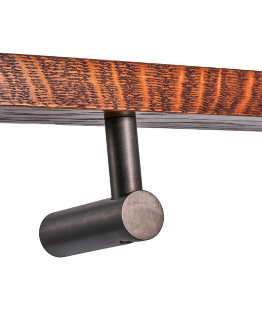 HB525 ORB Stair Rail Bracket with Wiring Capability, Oil Rubbed Bronze