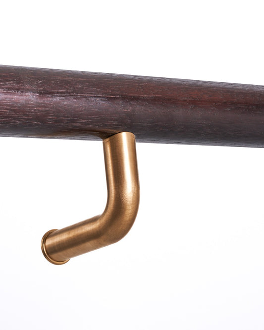 HB590 Plain, Solid Bronze Stair Bracket