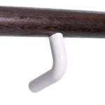 HB595 EFW Stair Rail Bracket, Electro Flat White - Image 1