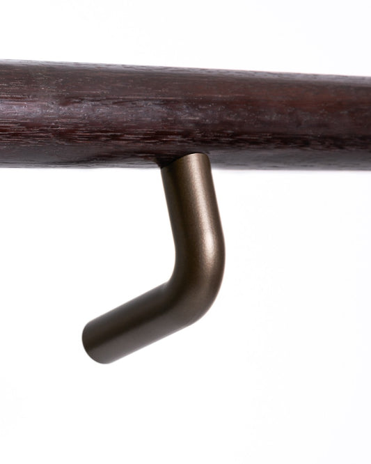 HB595 EMB Stair Rail Bracket, Electro Medium Bronze