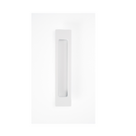HB660 EFW 170mm BLANK FLUSH PULL - Electro Flat White - Image 1