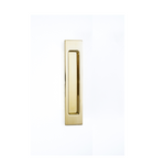 HB660 PB 170mm BLANK FLUSH PULL - Polished Brass - Image 1