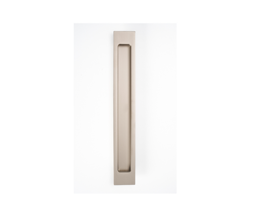 HB665 BN 250mm BLANK FLUSH PULL - Brushed Nickel