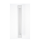 HB665 EFW 250mm BLANK FLUSH PULL - Electro Flat White - Image 1