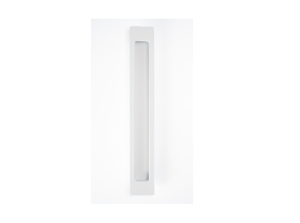 HB665 EFW 250mm BLANK FLUSH PULL - Electro Flat White