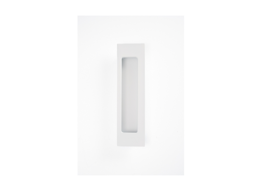HB675 LH EFW 170mm BLANK FLUSH PULL - Left Hand - Electro Flat White