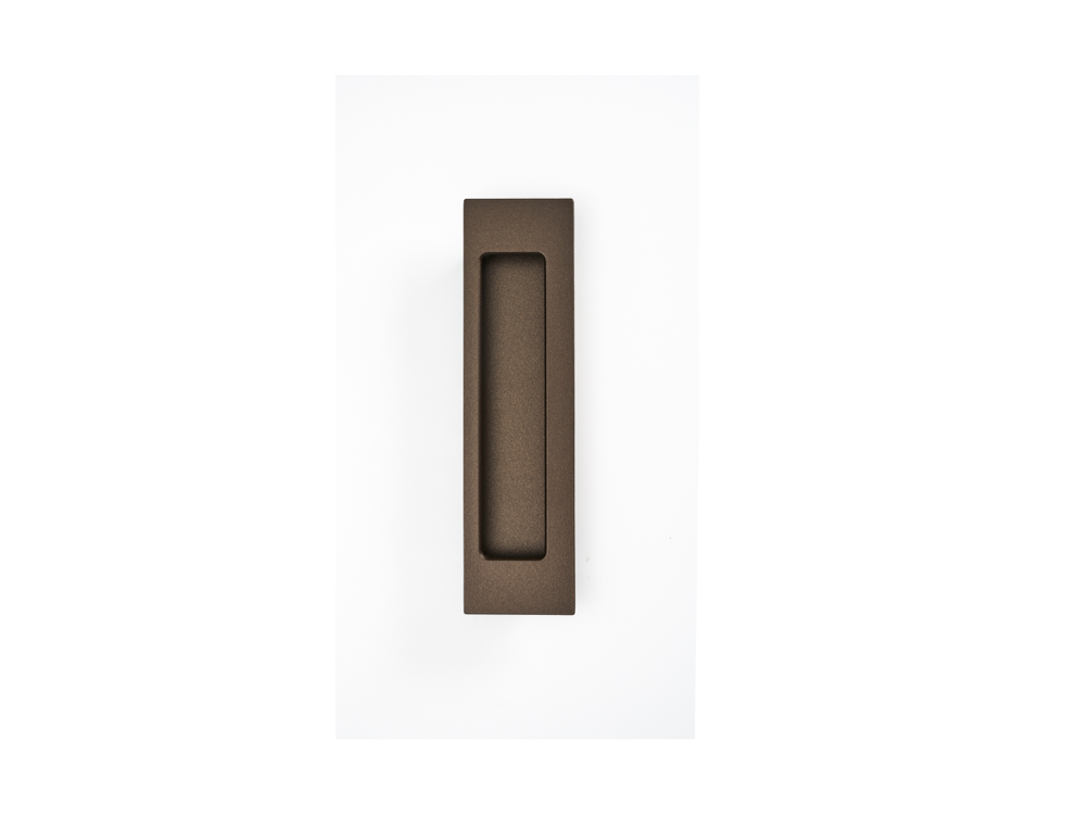 HB675 LH EMB 170mm BLANK FLUSH PULL -  Left Hand - Electro Medium Bronze