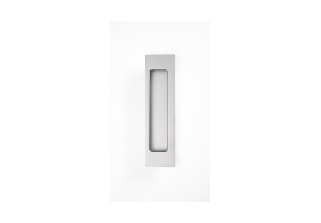 HB675 LH SC 170mm BLANK FLUSH PULL - Left Hand - Satin Chrome