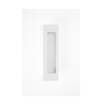 HB675 RH EFW 170mm BLANK FLUSH PULL - Right Hand - Electro Flat White - Image 1