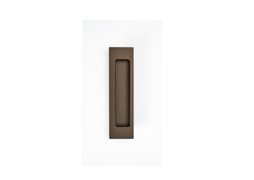 HB675 RH EMB 170mm BLANK FLUSH PULL - Right Hand - Electro Medium Bronze
