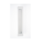 HB677 LH EFW 250mm BLANK FLUSH PULL - Left Hand - Electro Flat White - Image 1