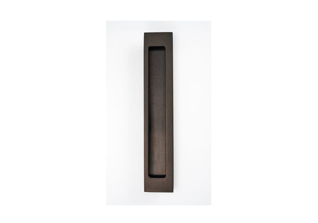 HB677 LH ORB 250mm BLANK FLUSH PULL - Left Hand - Oil Rubbed Bronze