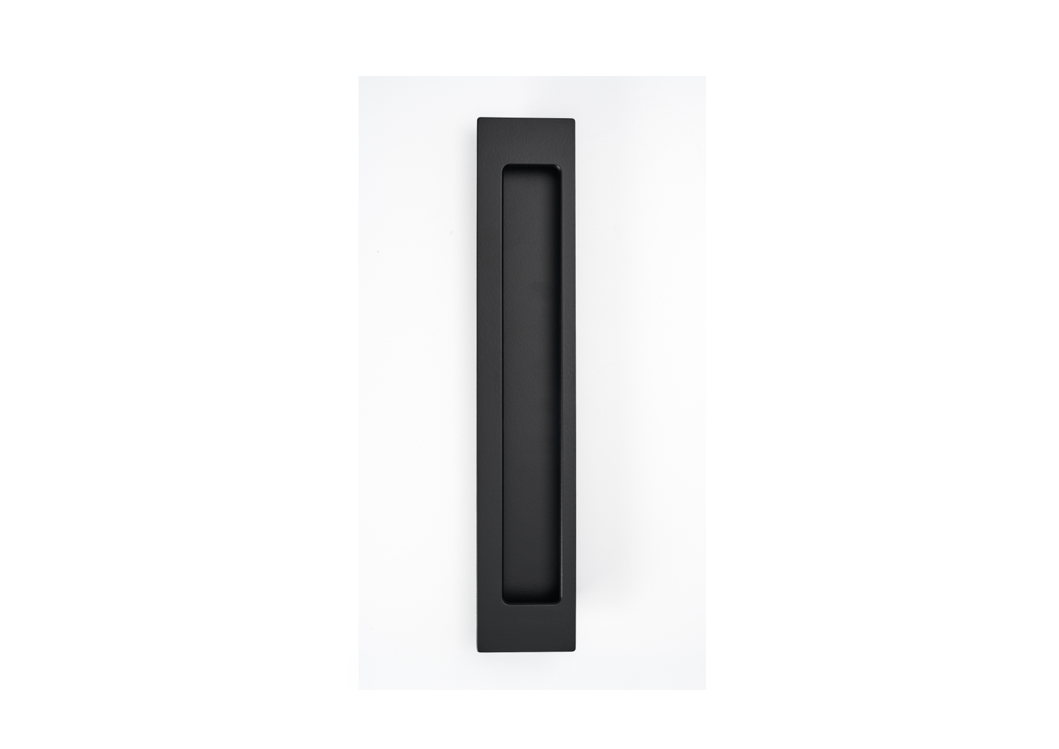 HB677 RH EBA 250mm BLANK FLUSH PULL - Right Hand - Electro Black Ace