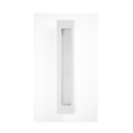 HB677 RH EFW 250mm BLANK FLUSH PULL - Right Hand - Electro Flat White - Image 1