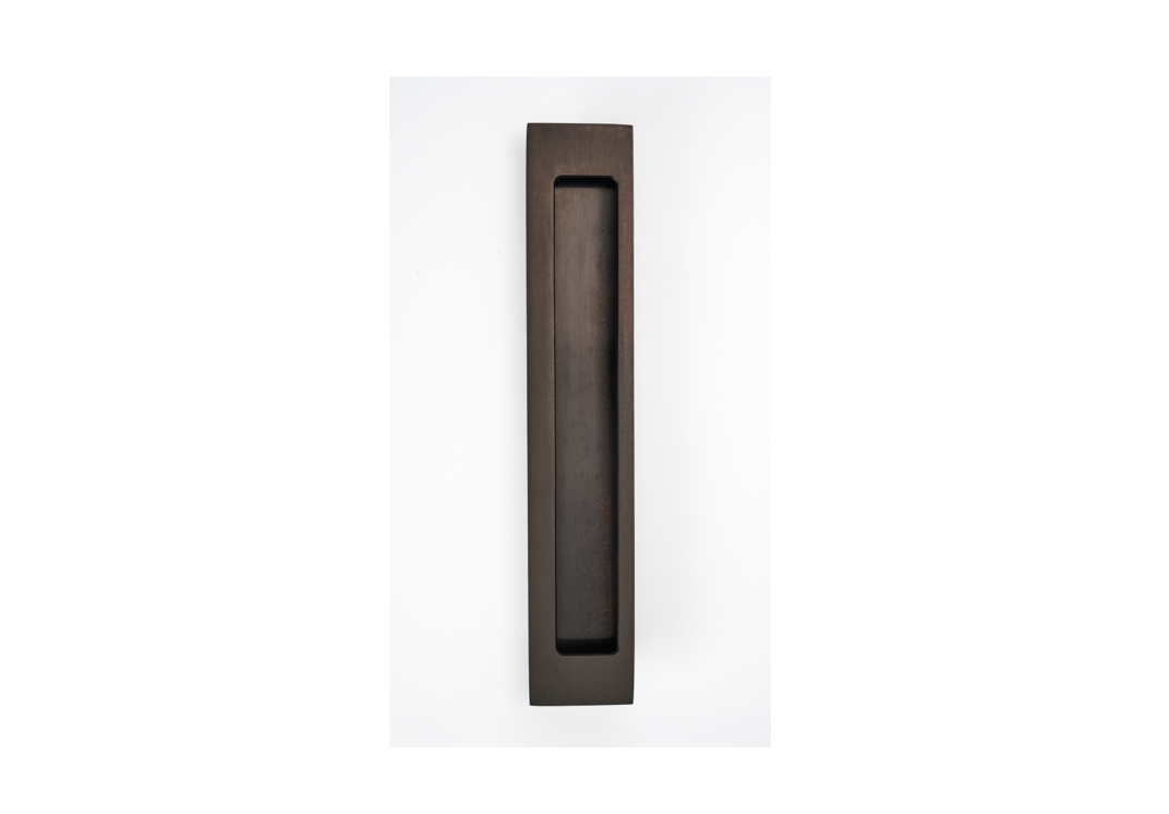 HB677 RH ORB 250mm BLANK FLUSH PULL Right Hand Oil Rubbed Bronze