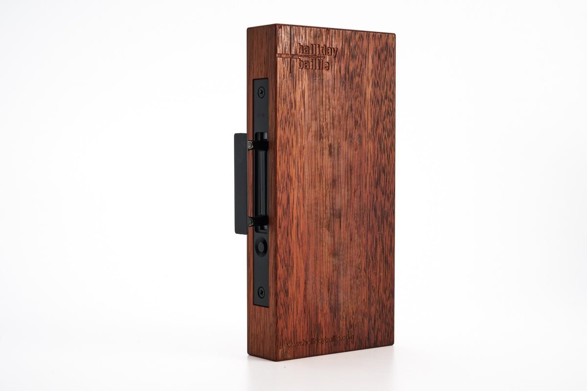 HB680 EBA, Sliding Door End Pull - Electro Black Ace