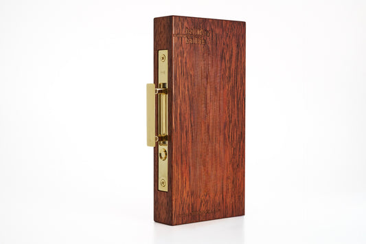 HB680 PB, Sliding Door End Pull - Polished Brass