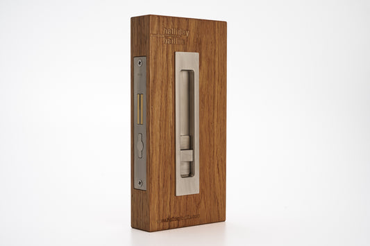 HB690/35 BN Sliding Door Privacy Set 170mm, Brushed Nickel