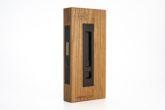 HB690/35 EDB Sliding Door Privacy Set 170mm, Electro Dark Bronze