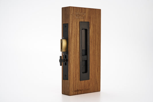 HB690/35 ORB Sliding Door Privacy Set 170mm, Oil Rubbed Bronze