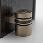 HB710 BN Round Magnetic Doorstop - Brushed Nickel - Image 1