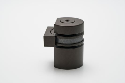 HB710 EDB Round Magnetic Doorstop - Electro Dark Bronze