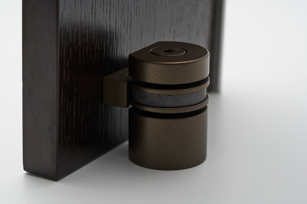 HB710 EMB Round Magnetic Doorstop - Electro Medium Bronze