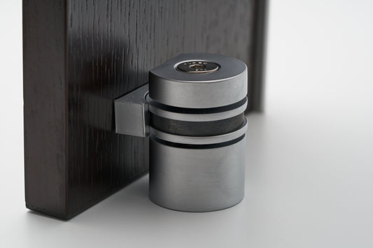 HB710 SC Round Magnetic Doorstop - Satin Chrome