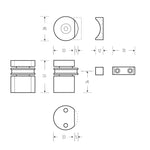 HB710 BN Round Magnetic Doorstop - Brushed Nickel - Image 3