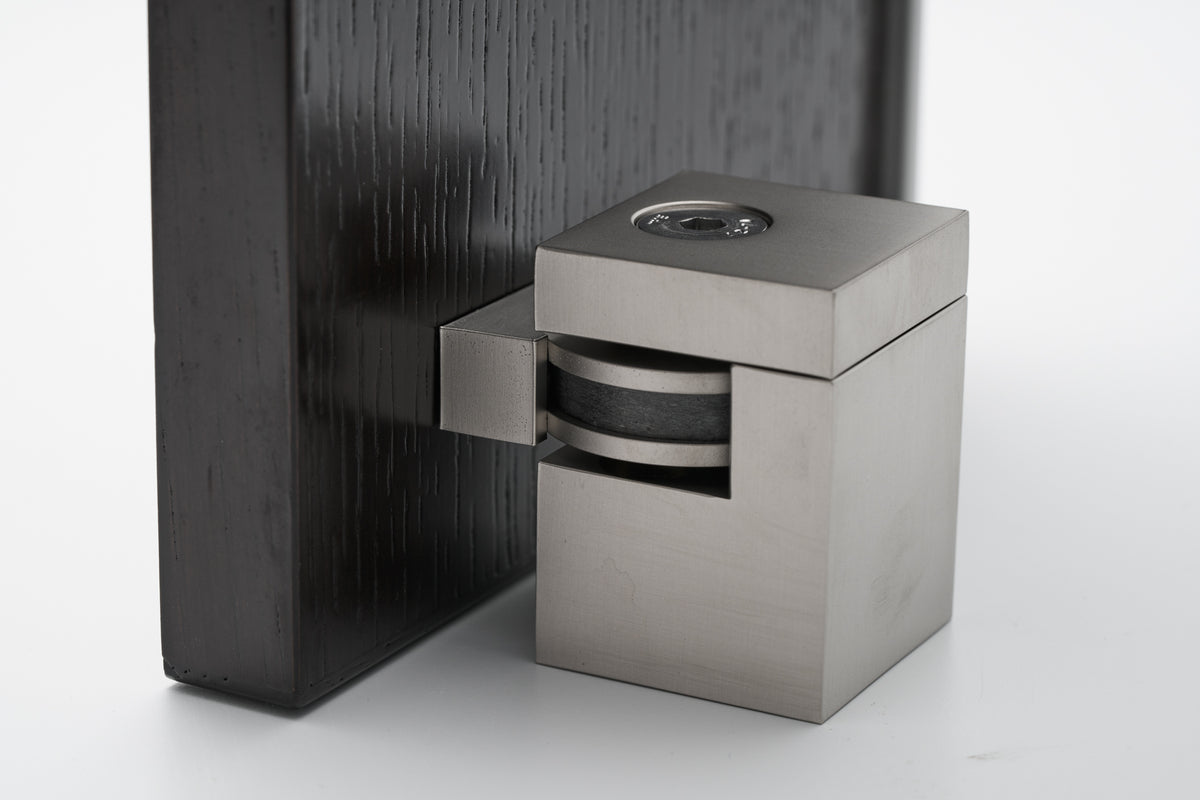 HB720 BN Square Magnetic Doorstop, Brushed Nickel