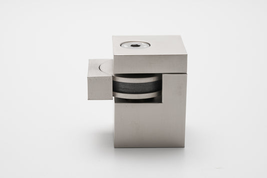 HB720 BN Square Magnetic Doorstop, Brushed Nickel