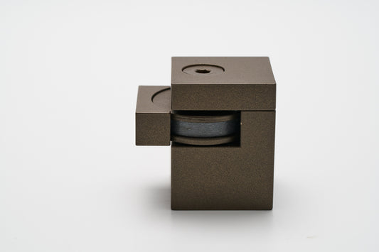 HB720 EMB Square Magnetic Doorstop - Electro Medium Bronze