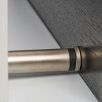 HB737 BN Magnetic Wall Mounted Doorstop, Brushed Nickel - Image 1