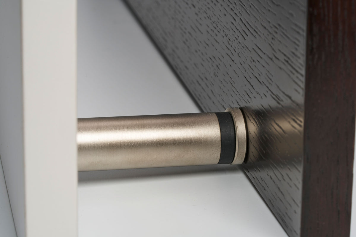HB737 BN Magnetic Wall Mounted Doorstop, Brushed Nickel