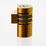 HB710 L PB, Round Double Magnetic Doorstop, Polished Brass - Image 2